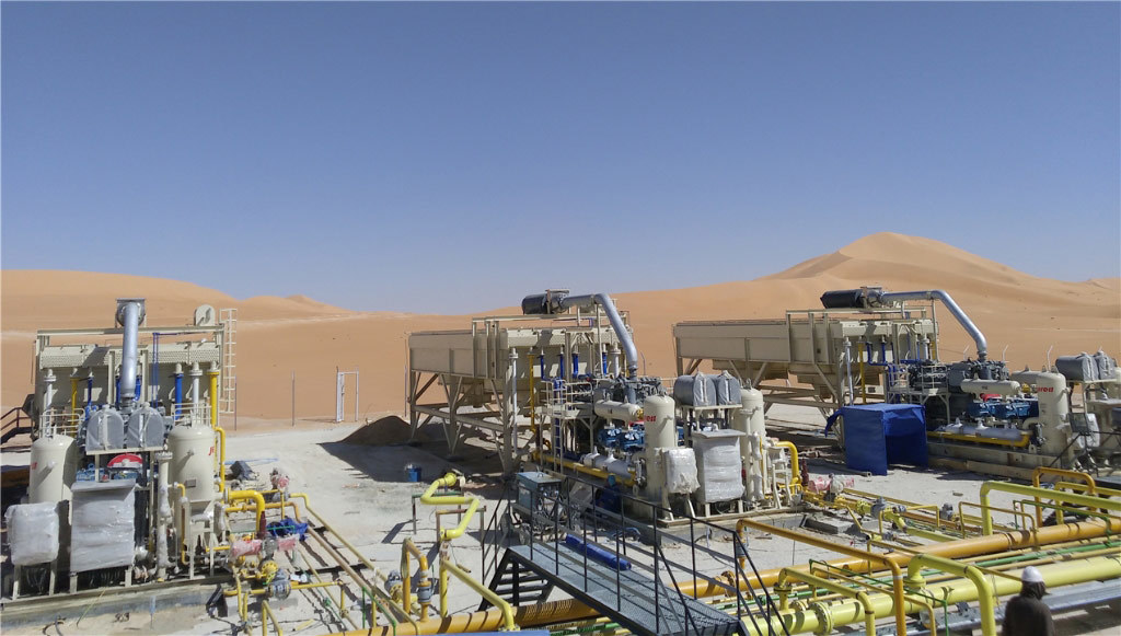 阿爾及利亞去瓶頸項目——天然氣冷凍幹燥脫水(shuǐ)設備交付